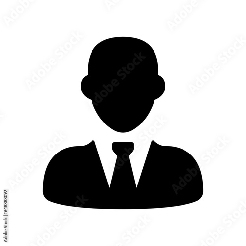 admin business icon, businessman. business people. Male avatar profile pictures. Man in suit for your web site design, logo, app, UI. solid style. vector illustration design on white background EPS 10