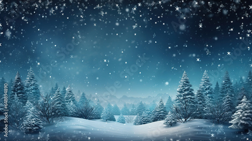 Winter christmas background, Bright color. Generative Ai