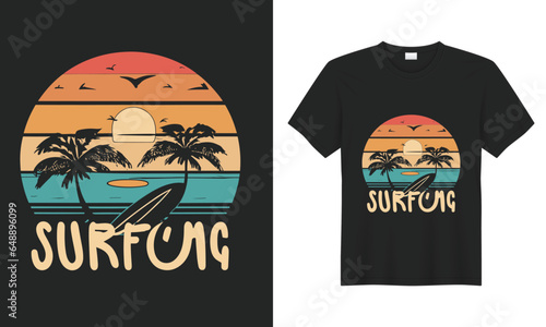 vintage inspired t shirt design Template