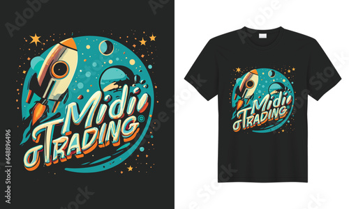 vintage inspired t shirt design Template