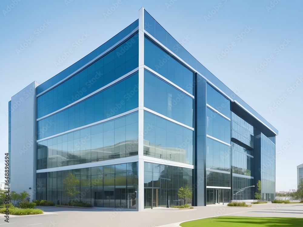 modern office building with sky modern office building with sky
