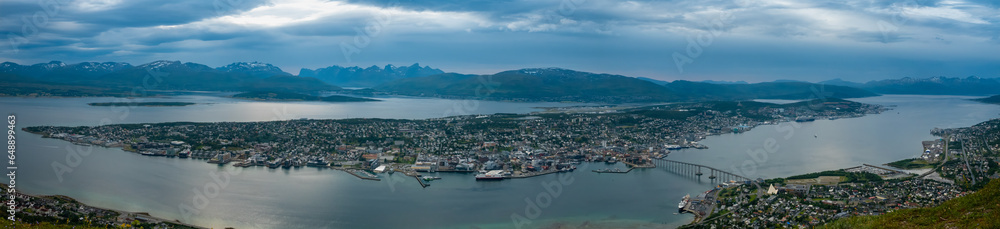 Tromsø cityscape, Troms of Finnmark, Norway