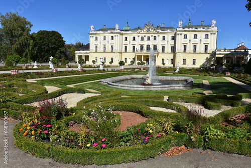 Barokowy park i ogród w stylu francuskim, Pałac Branickich w Białymstoku, Podlaskie, Polska,  © Albin Marciniak