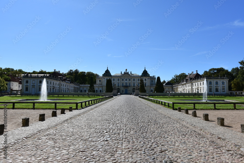 Barokowy park i ogród w stylu francuskim, Pałac Branickich w Białymstoku, Podlaskie, Polska, Barokowy park i ogród w stylu francuskim, Pałac Branickich w Białymstoku, Podlaskie, Polska,