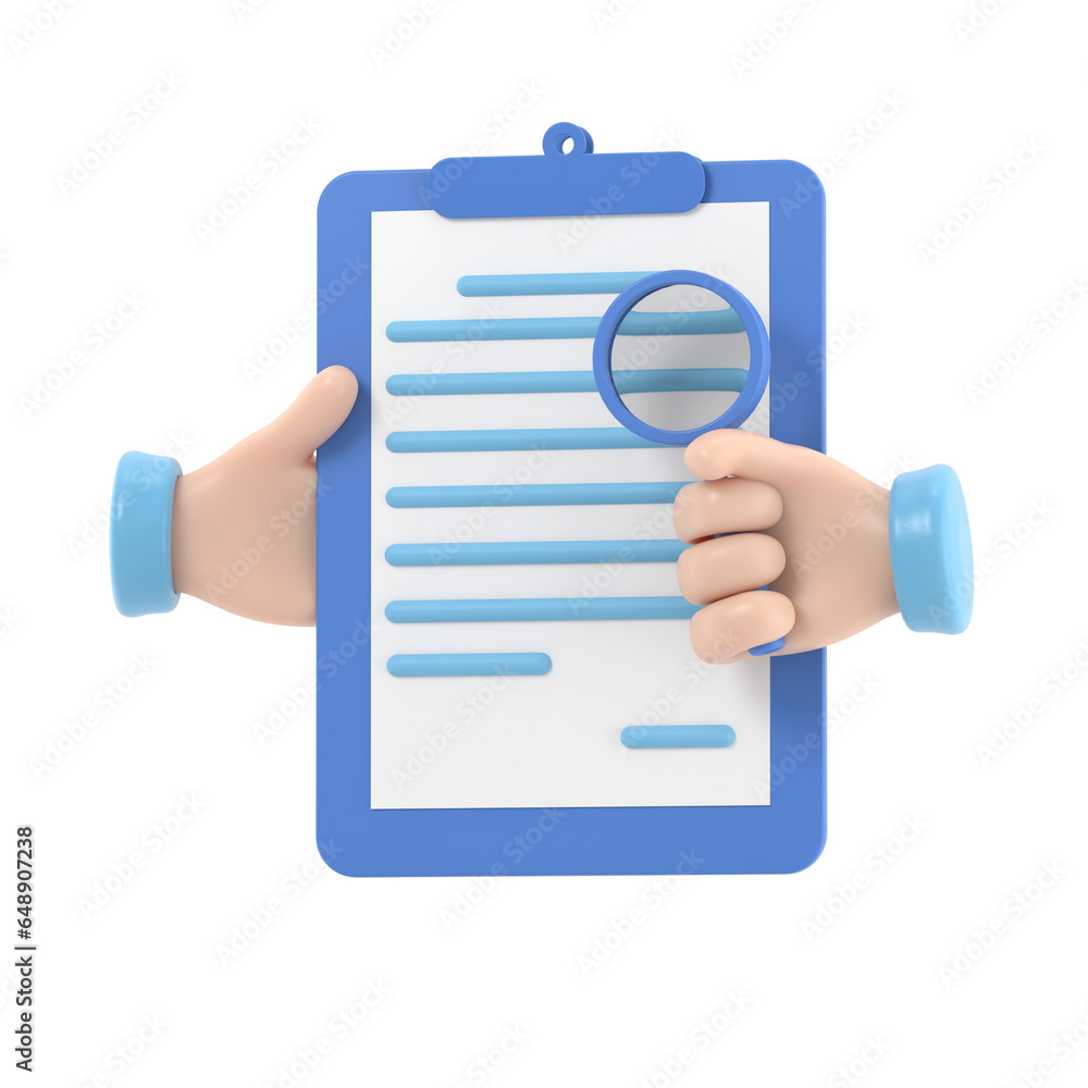 Business concept contract inspection,hands holding the contract and ...