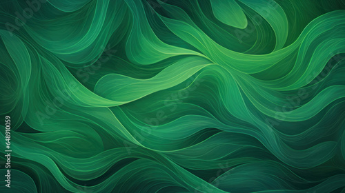 Fototapeta Naklejka Na Ścianę i Meble -  A vibrant green abstract background, a canvas of creativity.