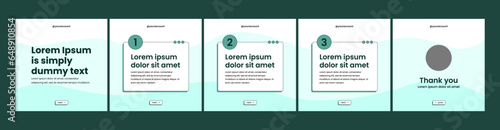 editable carousel template for social media posts