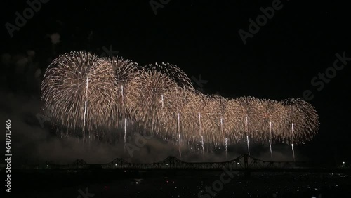 夏祭りの花火大会