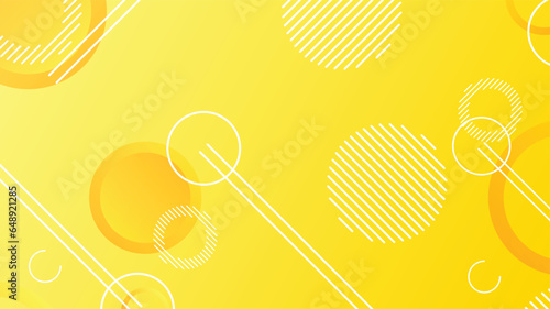 Yellow dynamic abstract composition gradient background