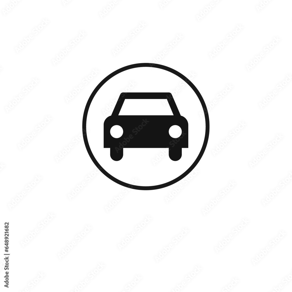 Car Transportation Icon Pack - Vector Car Icons for Wayfinding, Maps, and Navigation - car silhouettes - car icon set - car vector icon