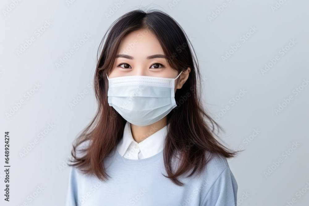 Beautiful Young Asian Woman Epidemiologist. Сoncept Beauty Standards, Asian Representation, Epidemiology, Worklife Balance Beautiful Young Asian Woman Epidemiologist. Сoncept Beauty Standards, Asian Representation, Epidemiology, Worklife Balance