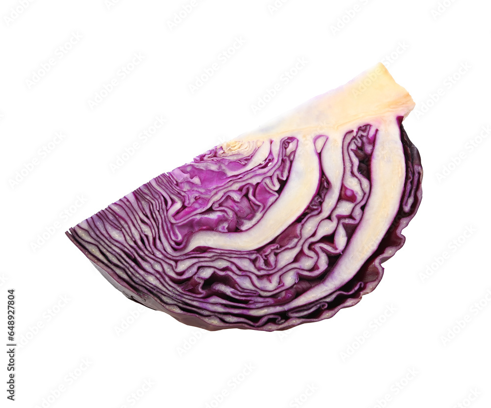 slice red cabbage vegetable on transparent png slice red cabbage vegetable on transparent png