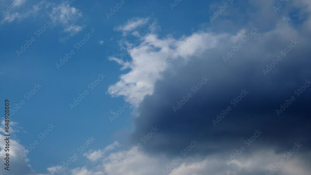 Black Cloud Coming down Clouds in Time Lapse Black Cloud Coming down Clouds in Time Lapse