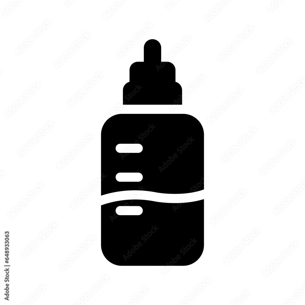 milk bottle solid icon illustration vector graphic milk bottle solid icon illustration vector graphic