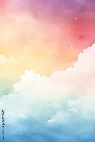 Colorful abstract watercolor background wallpaper