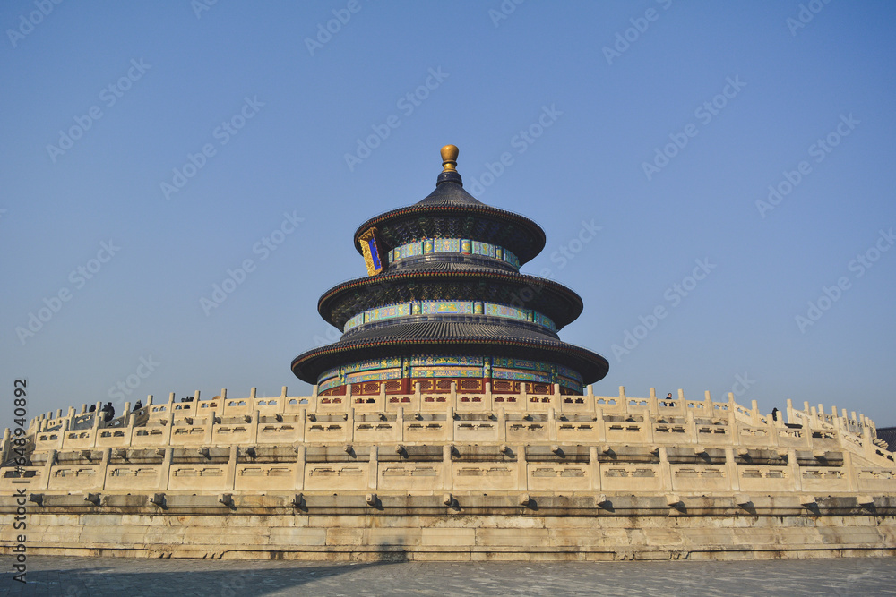 Explore the Temple of Heaven in Beijing, a renowned 1420 temple complex with distinctive circular buildings, set in a scenic park.