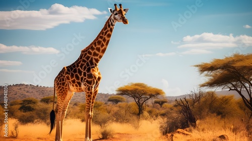 giraffe in the wild © toomi123