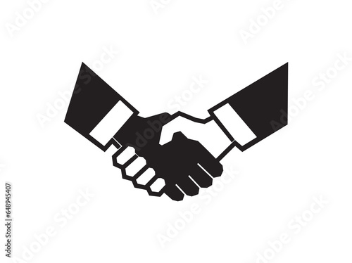 hand shake for business agreements icon