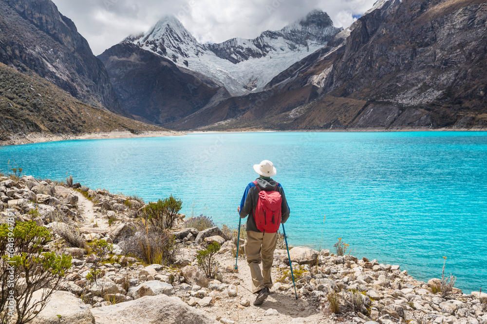 Fototapeta premium Hike in Cordillera