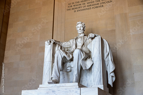 Abraham Lincoln statue in Washington