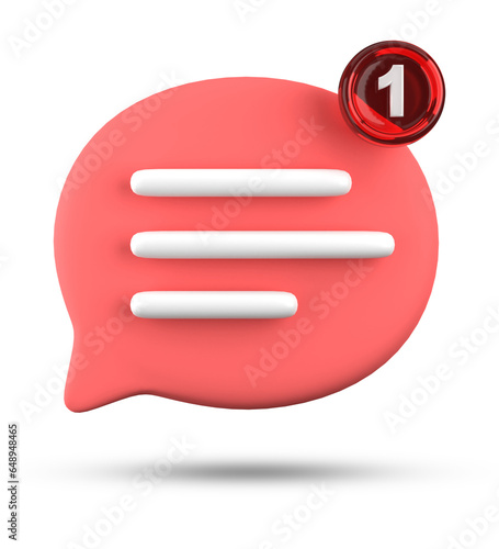 3d rendering of speech bubble icons, 3D pastel chat icon set. Set of 3d speak bubble. Chatting box, message box. Chat icon set. Balloon 3d style