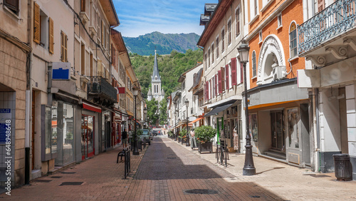 Fototapeta Naklejka Na Ścianę i Meble -  Panorama of the beautiful church Saint Jean Baptiste in Albertville , France.