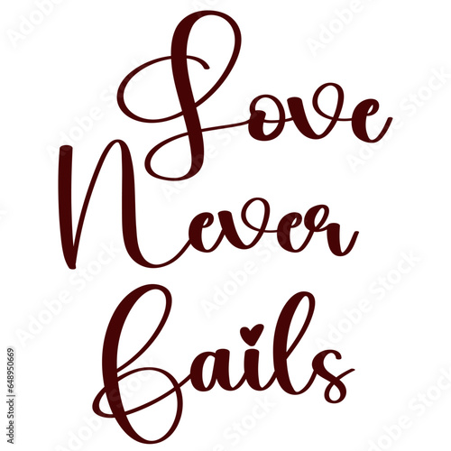bible verse love fails
