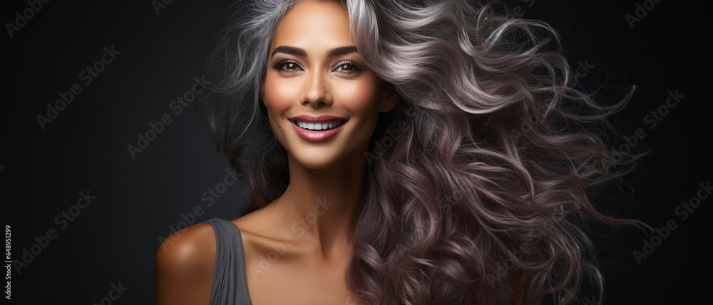 Beautiful black woman with smooth healthy face skin. Gorgeous aging mature woman made with AI Beautiful black woman with smooth healthy face skin. Gorgeous aging mature woman made with AI