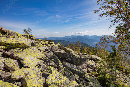 Yavirnyk-Gorgan mountain peak in Carpathian photo