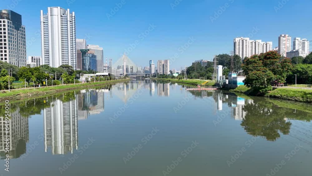 Cable Bridge At Downtown Sao Paulo Brazil. Bridge Downtown Sao Paulo. Town Horizon District Urban. Town Outdoors District Downtown Panning Wide. Town Urban City Landmark. Downtown Sao Paulo. Cable Bridge At Downtown Sao Paulo Brazil. Bridge Downtown Sao Paulo. Town Horizon District Urban. Town Outdoors District Downtown Panning Wide. Town Urban City Landmark. Downtown Sao Paulo.