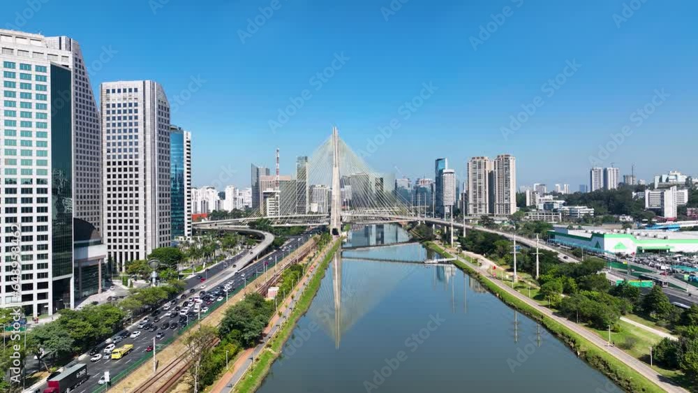 Cable Stayed Bridge At Downtown Sao Paulo Brazil. Cityscapes Downtown Sao Paulo. Town Film District Urban. Town Outdoor District Downtown Panorama. Town Urban City Landmark. Downtown Sao Paulo. Cable Stayed Bridge At Downtown Sao Paulo Brazil. Cityscapes Downtown Sao Paulo. Town Film District Urban. Town Outdoor District Downtown Panorama. Town Urban City Landmark. Downtown Sao Paulo.