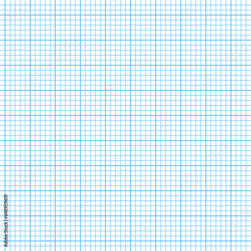 Millimeter graph paper lined for study in technical educational institutions. Abstract paper grid vector illustration. Geometric pattern for school, technical engineering line scale measurement.