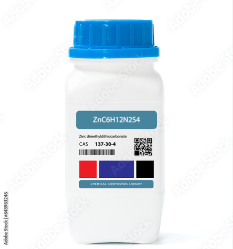 ZnC6H12N2S4 - Zinc dimethyldithiocarbamate. photo