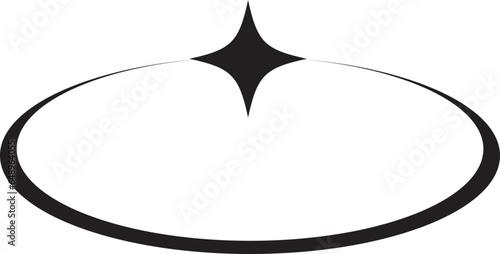 Modern minimalist aesthetic line elements