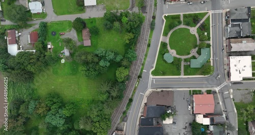 August 2023 aerial video of Town of Hancock, Delaware County, NY.
 photo