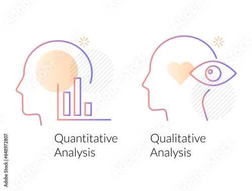 Design Methods - Qualitative and Quantitative Analysis - Stock Icon