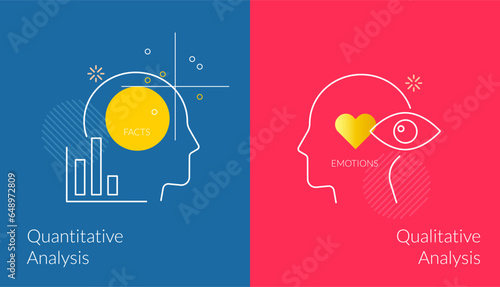 Design Methods - Qualitative and Quantitative Analysis - Stock Icon