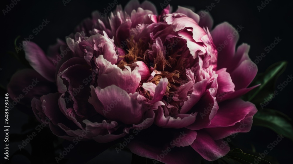Peony Macro Shot Peony Macro Shot
