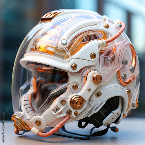 Futuristic Helmet: Vision of Tomorrow’s Safety © Moon