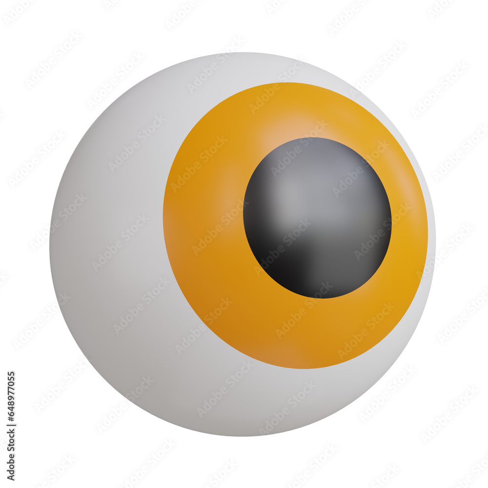 3d render of eye icon,with halloween season. 3d render of eye icon,with halloween season.