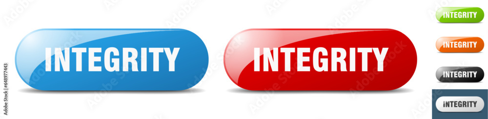 integrity button. key. sign. push button set integrity button. key. sign. push button set