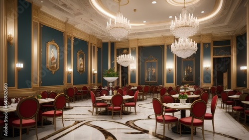 interior of royal café