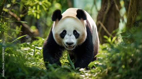 Giant panda in the wild © Veniamin Kraskov
