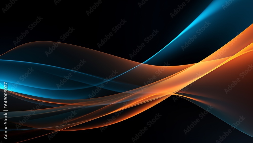 Dynamic abstract wave background with dark blue and gold color. 3D flowing wavy backdrop, for business banner and gaming background Dynamic abstract wave background with dark blue and gold color. 3D flowing wavy backdrop, for business banner and gaming background
