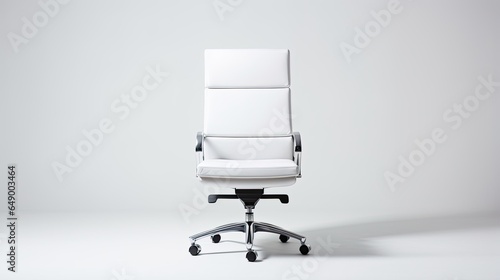 An office manager's chair is depicted on a white background.