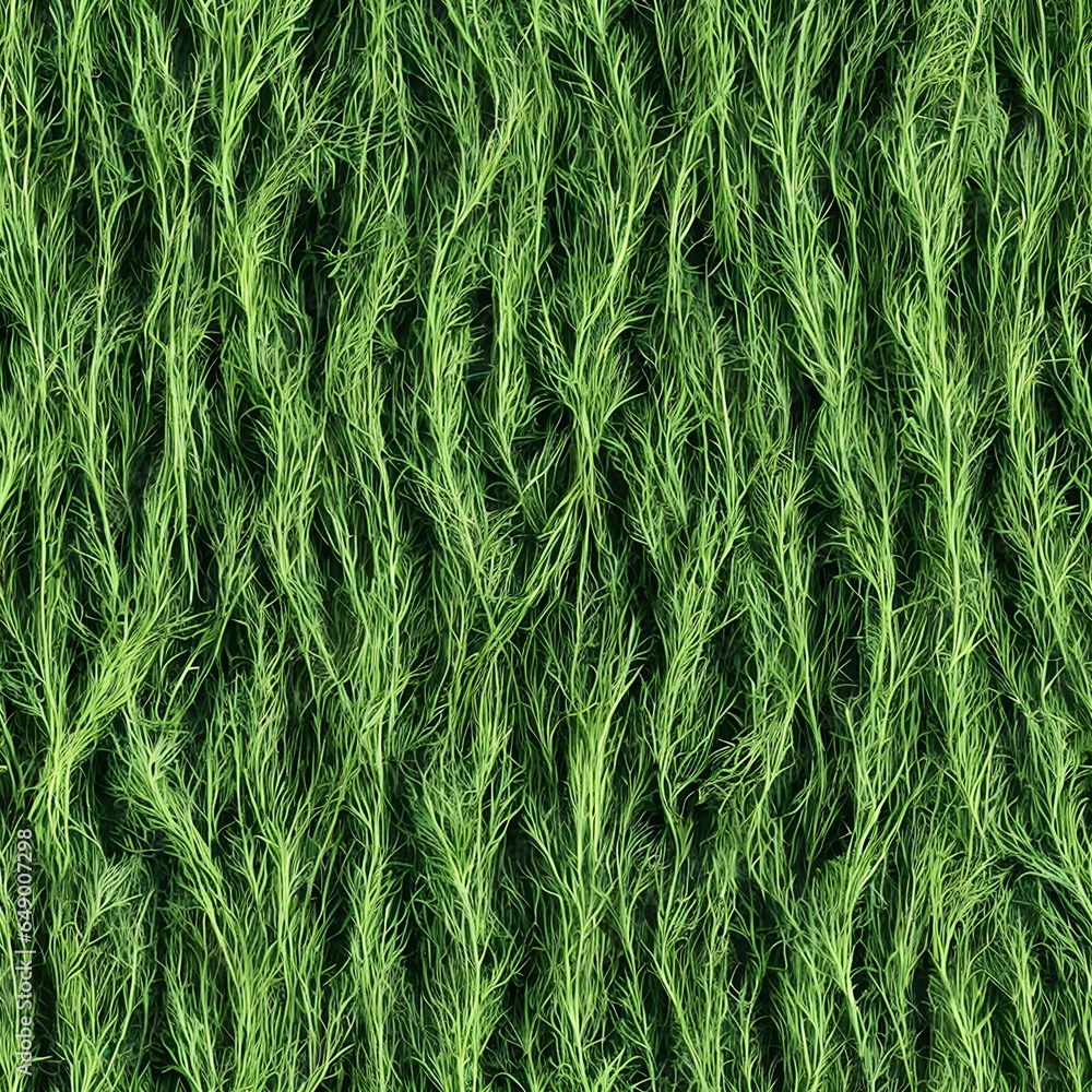 Dill weed seamless background pattern
