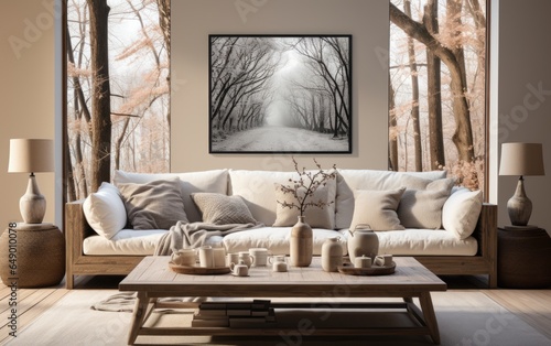 Minimalistic interior with ...