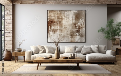 Minimalistic interior with ...