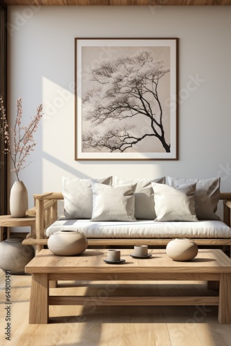 Minimalistic interior with ...