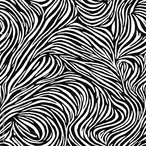 Black and white stripes seamless background pattern